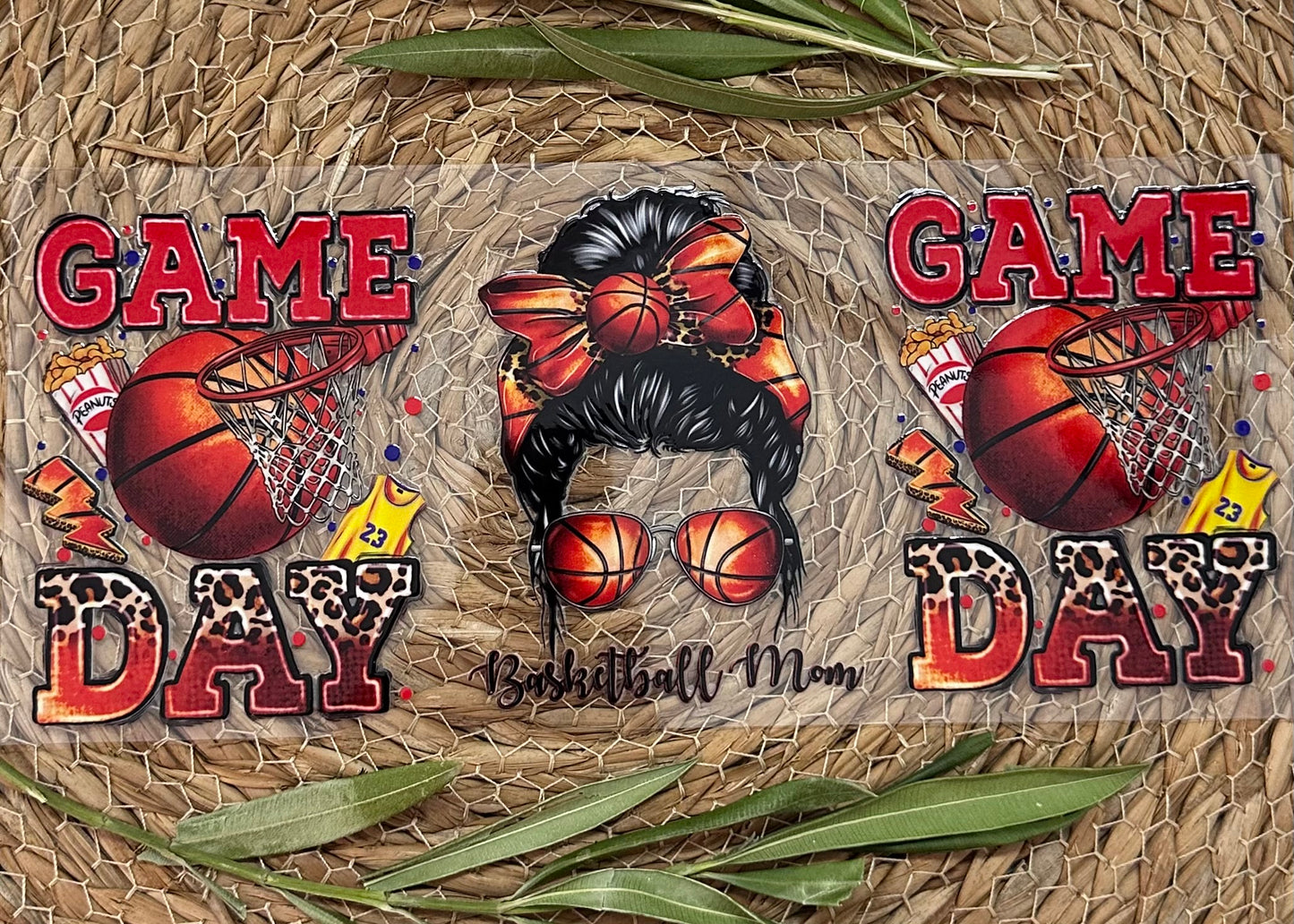 RTS-16oz UV DTF| Basketball Game | Single Sided