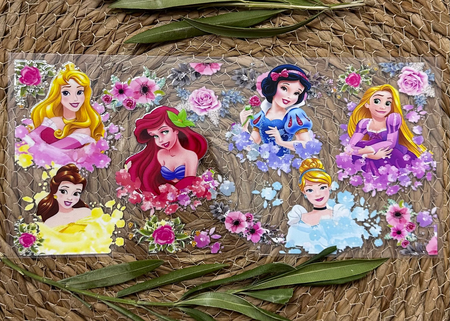 RTS-16oz UV DTF| 6 Princesses | Double Sided