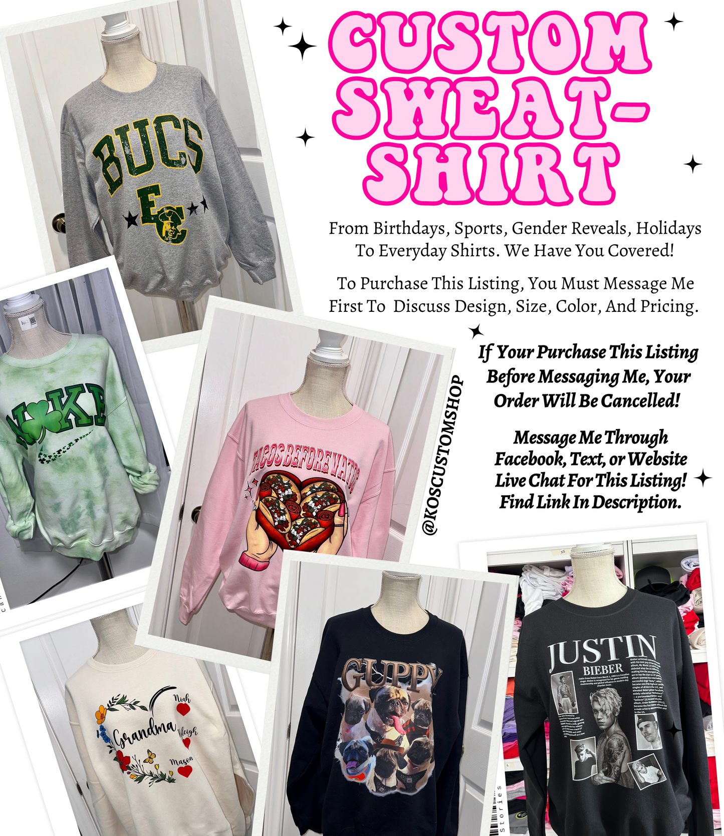 Custom Crewneck Sweatshirt