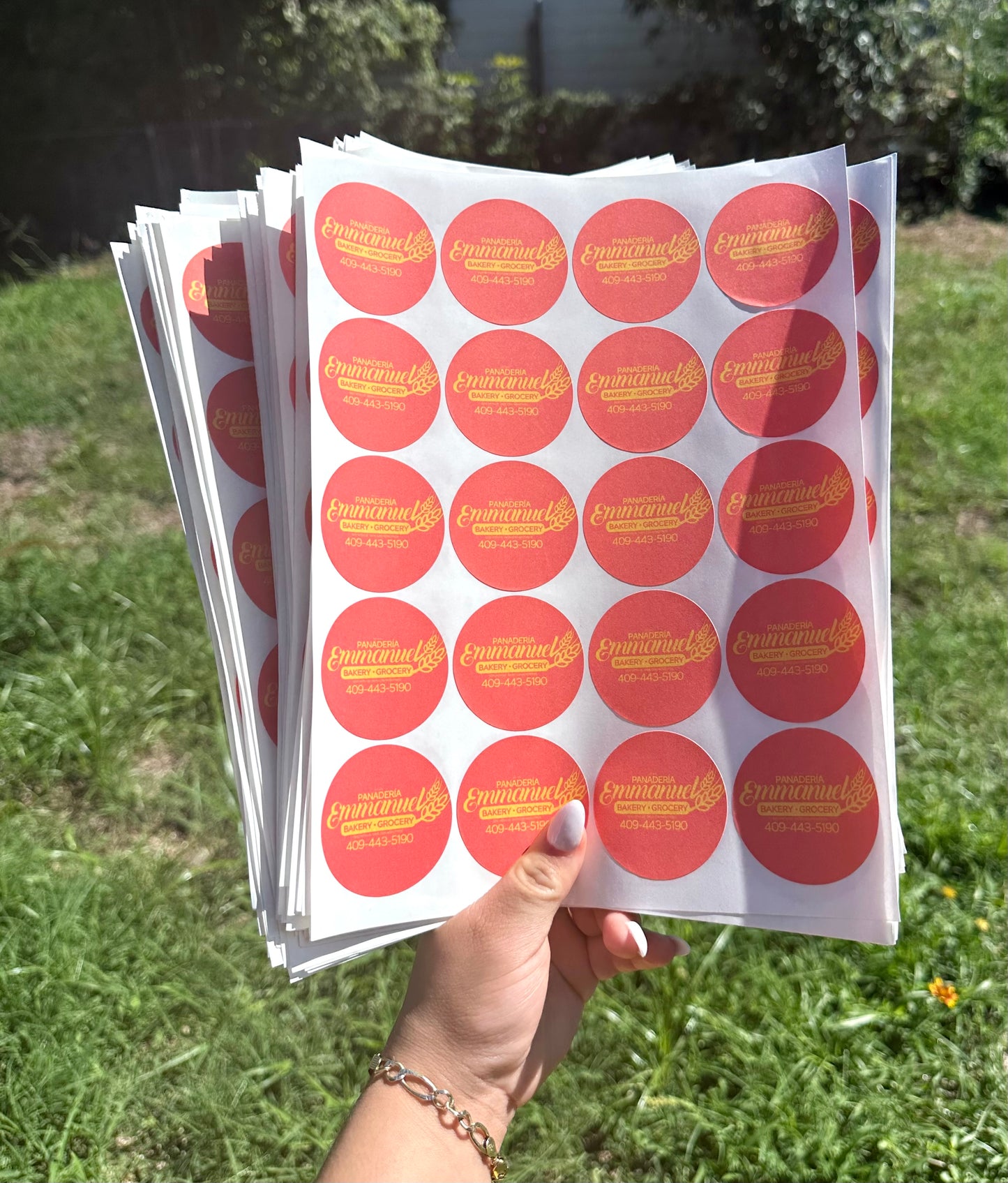 2” Circle Matte Paper Stickers