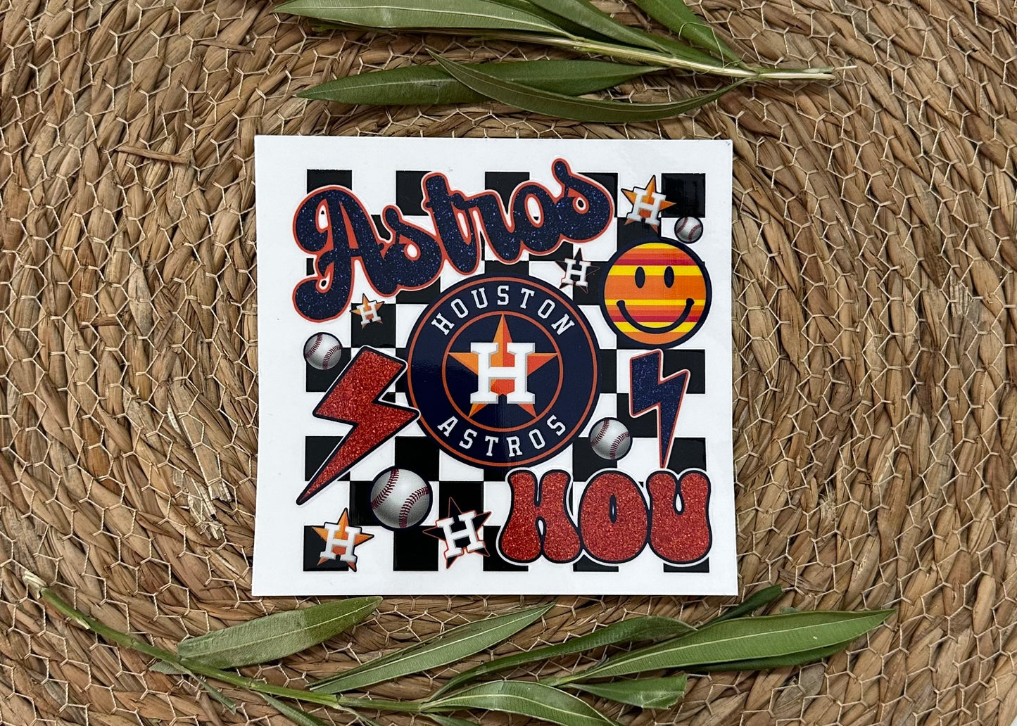 RTS-UV DTF| H Astros | Decal Size