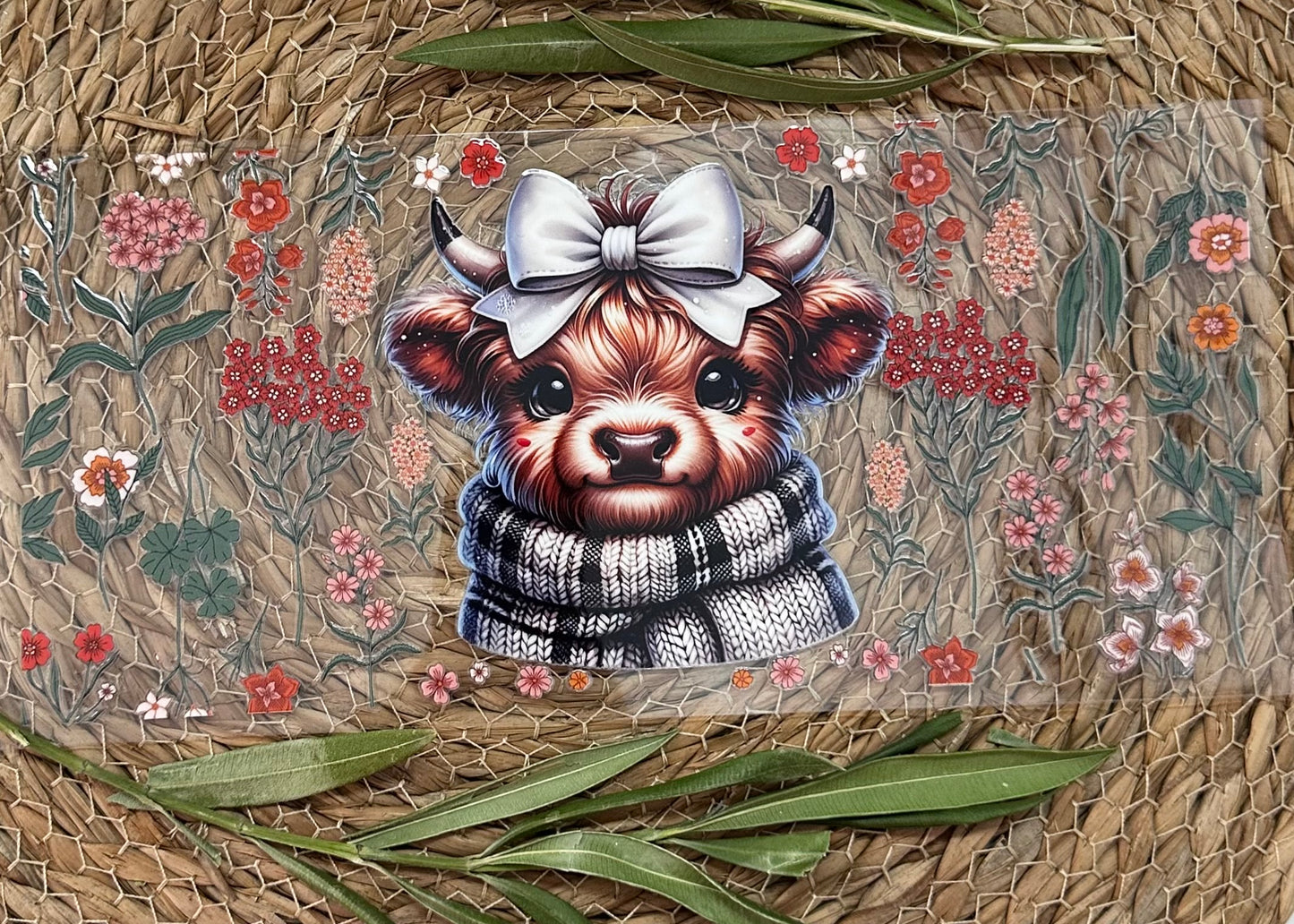 RTS-16oz UV DTF| Cozy Cow | Single Sided