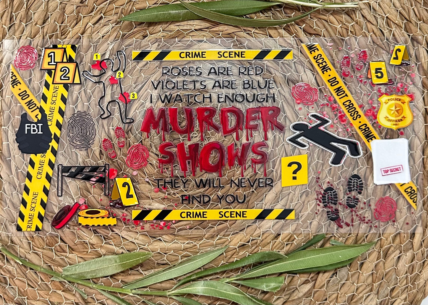 RTS-16oz UV DTF| Murder Shows | Double Sided