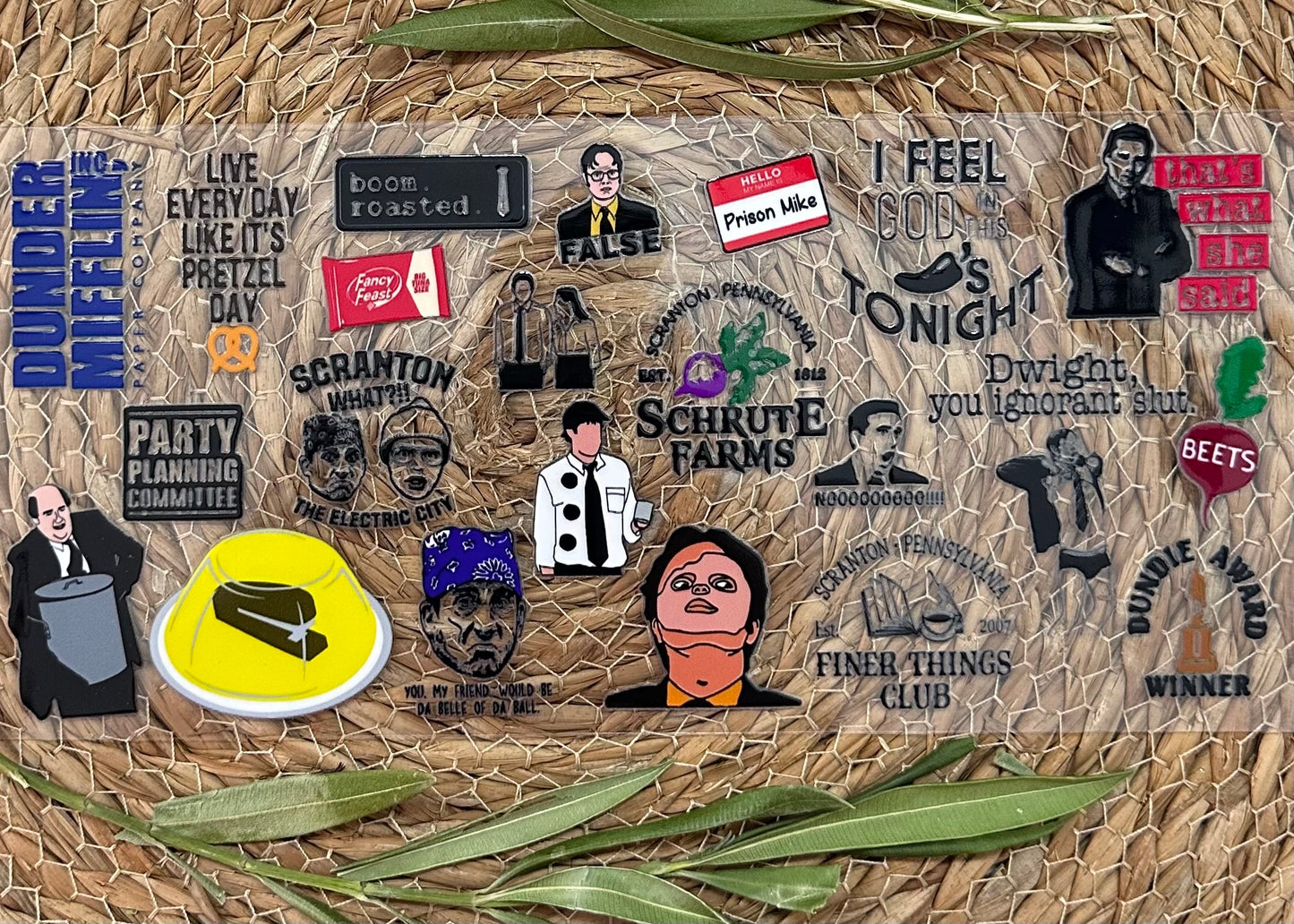 RTS-16oz UV DTF| Office | Double Sided