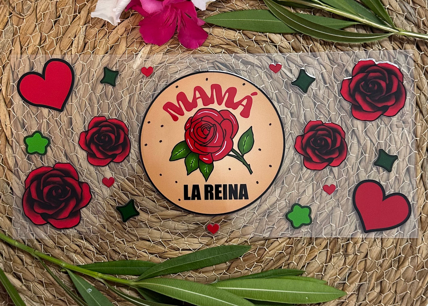 RTS-16oz UV DTF| Mama, La Reina| Double Sided