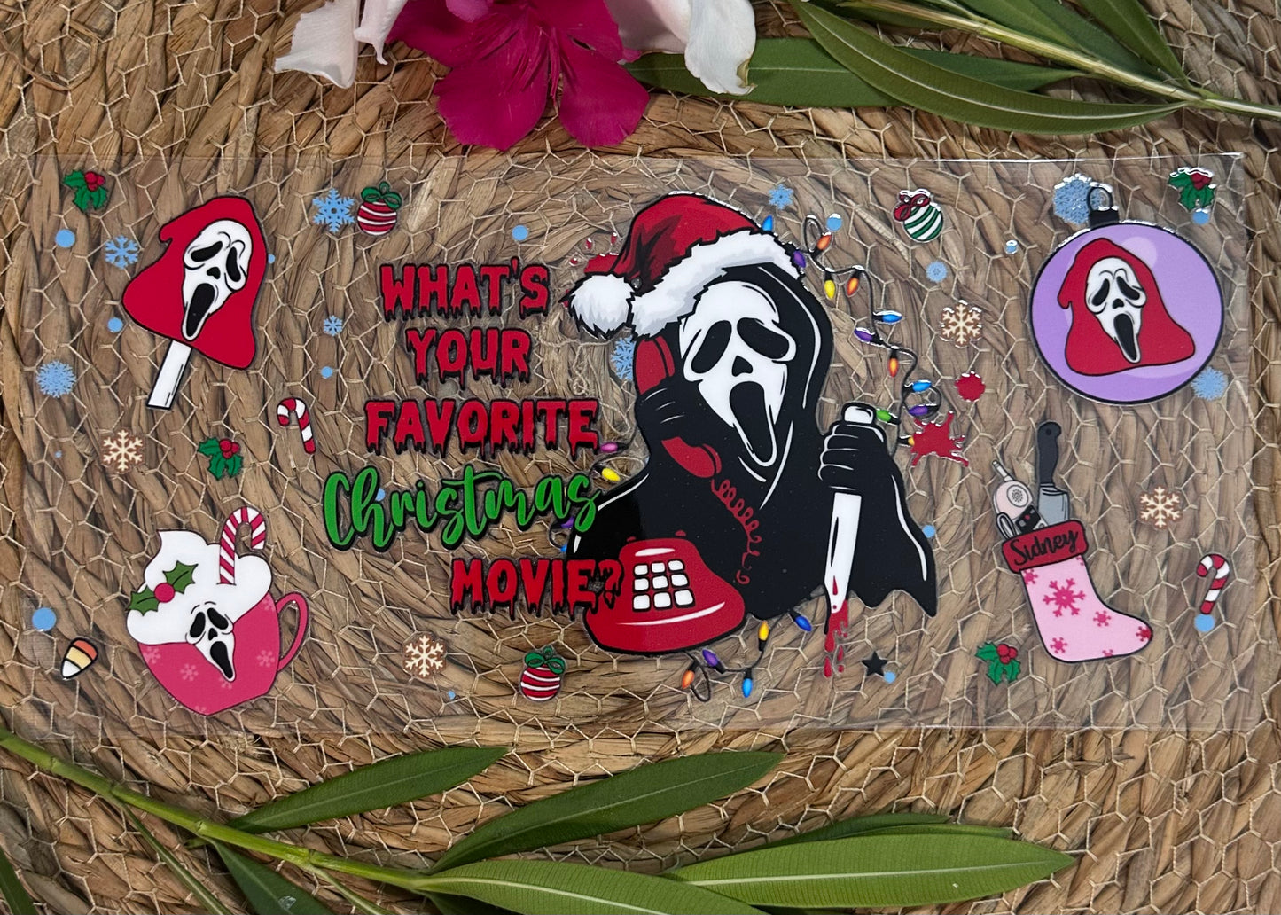 RTS-16oz UV DTF| Christmas Movie| Double Sided