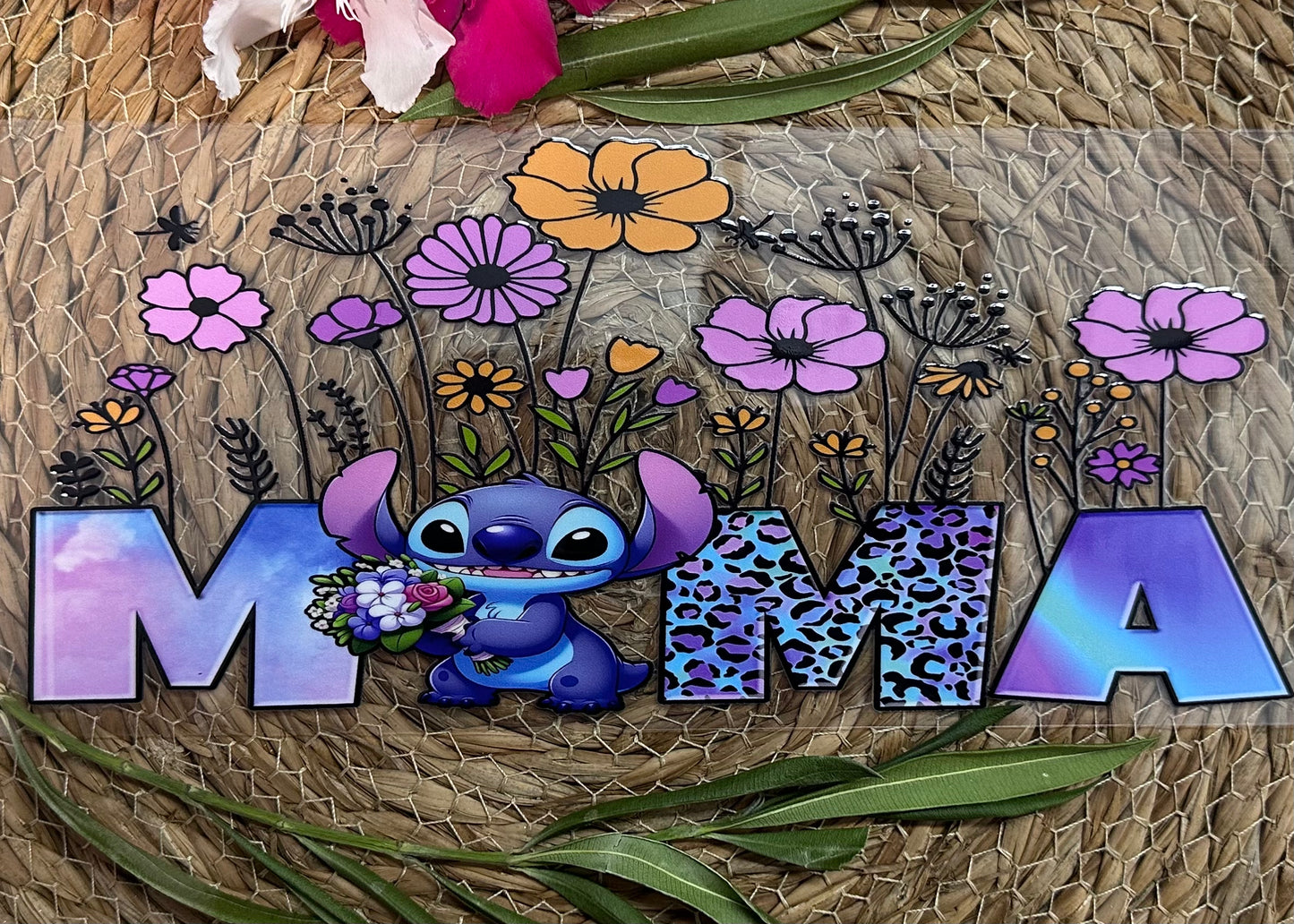 RTS-16oz UV DTF| Mom Blue Alien | Double Sided