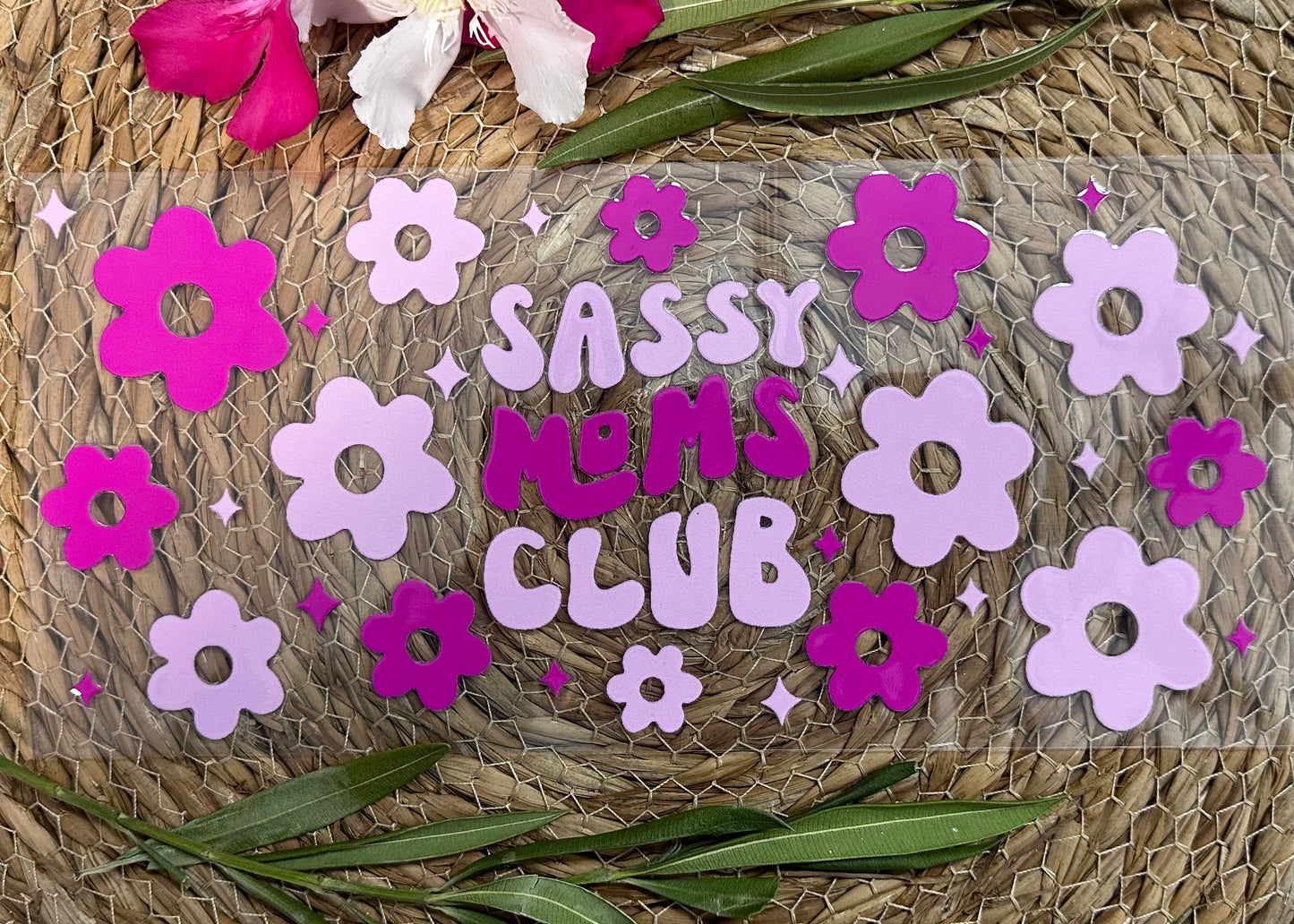 RTS-16oz UV DTF| Sassy Moms Club | Double Sided