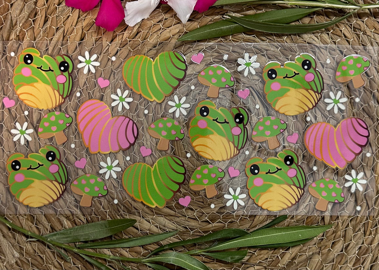 RTS-16oz UV DTF| Concha Frogs | Single Sided