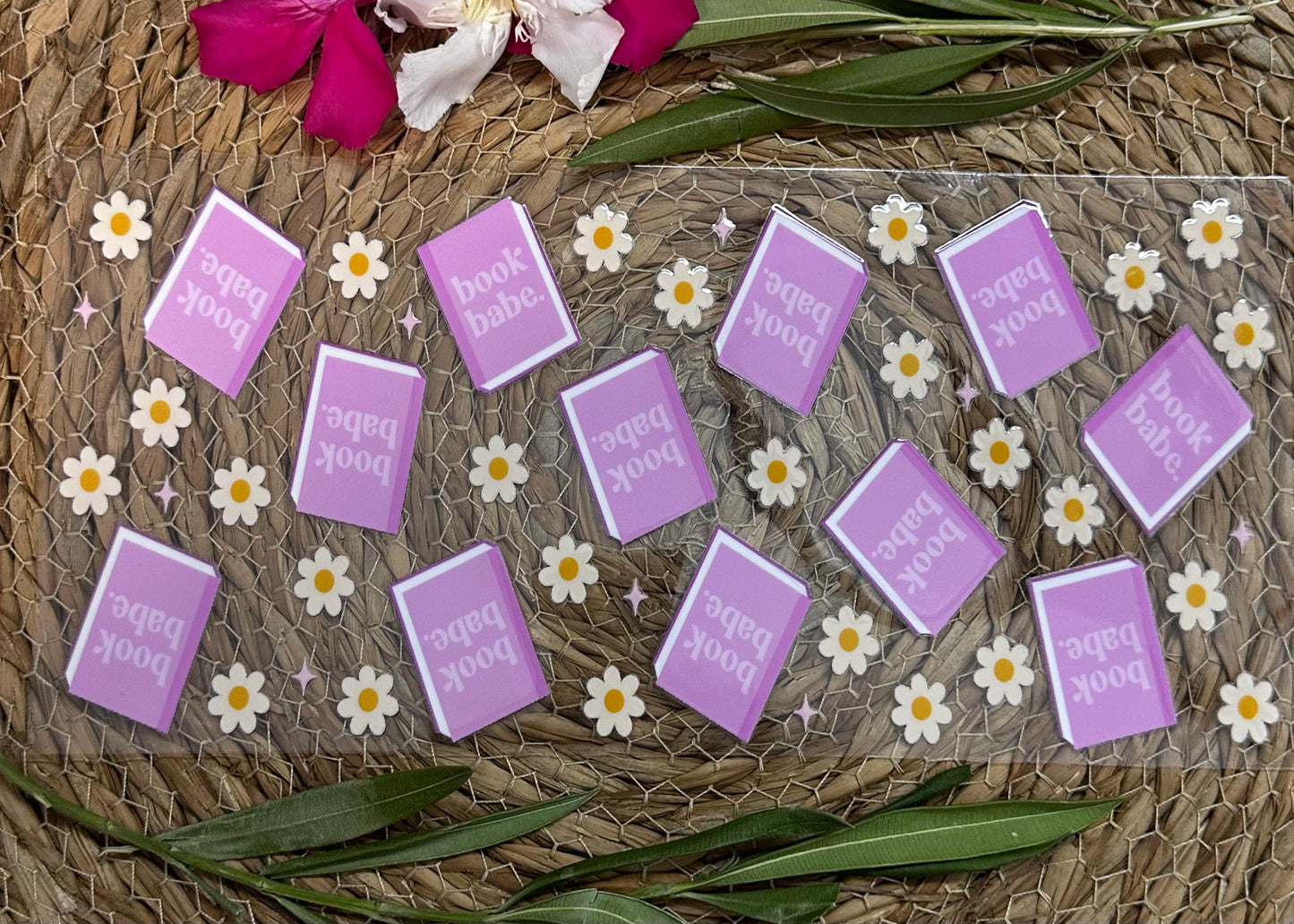 RTS-16oz UV DTF| Book Babe | Double Sided