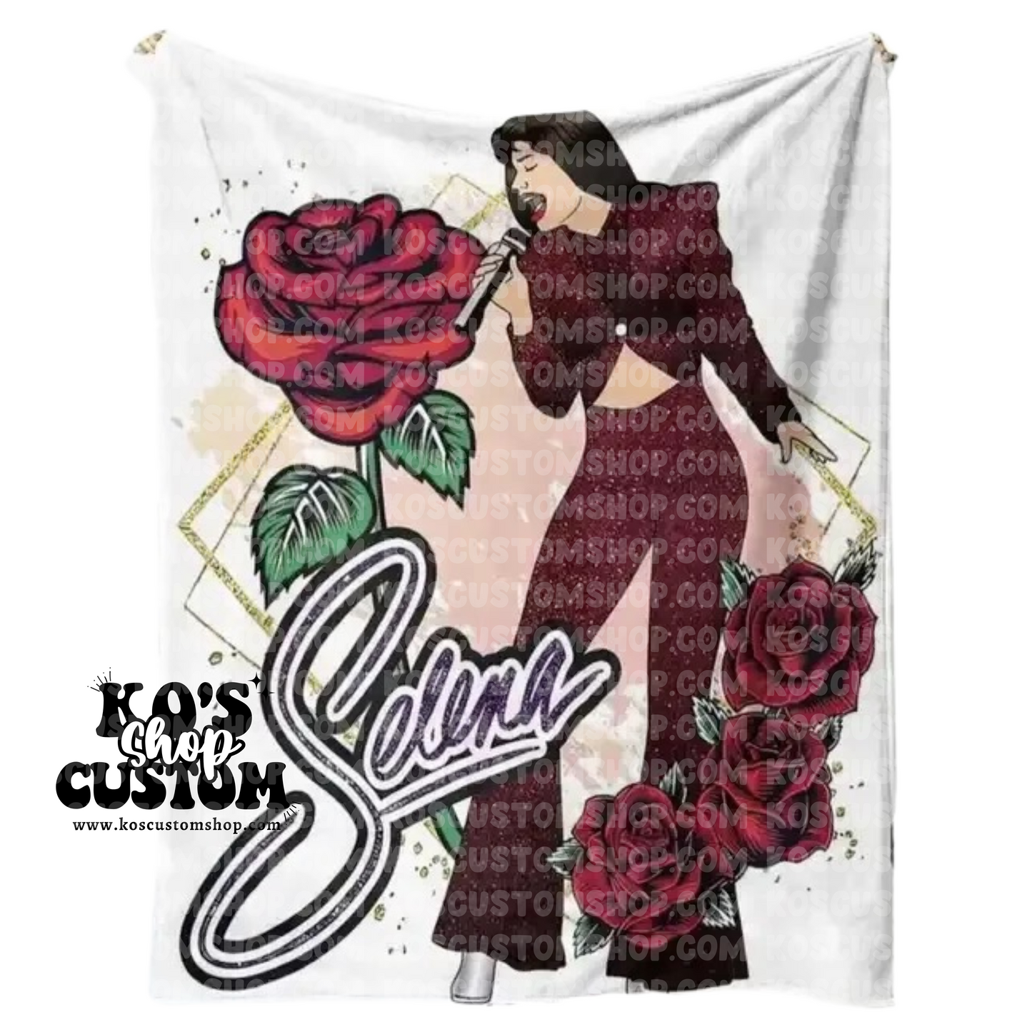 SQ Rose Blanket