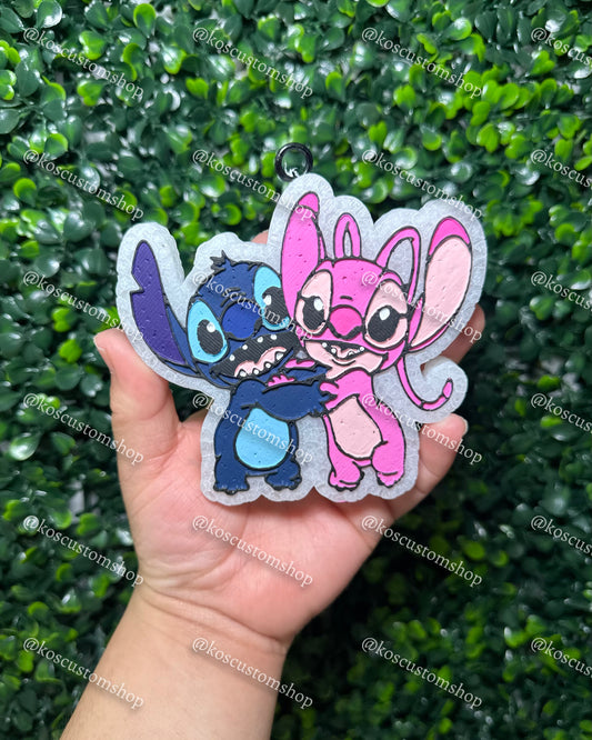 Blue & Pink Alien Freshie
