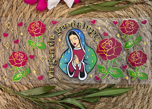 RTS-16oz UV DTF| Virgen De Guadalupe | Single Sided