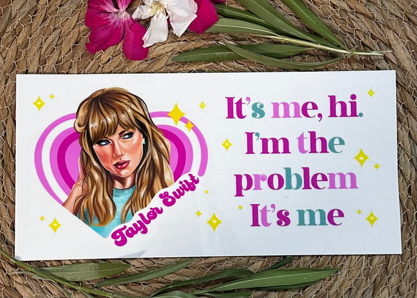 RTS-16oz UV DTF| I'm The Problem | Single Sided