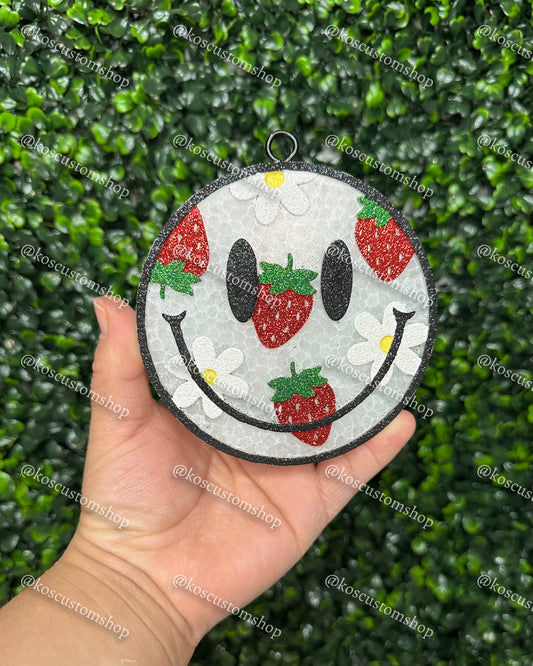 Strawberry Smiley Freshie